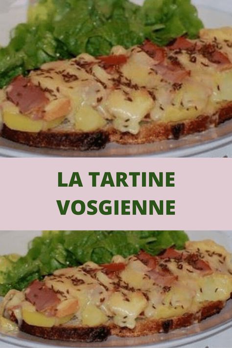 La tartine Vosgienne – Page 2 – Toutes recettes Quick Meals, Lorraine, Food Hacks, Street Food, Diner, D Art, Sandwiches, Toast, Good Food