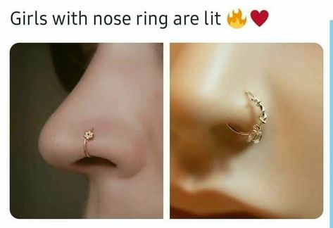 Nose Piercing Caption Instagram, Nose Piercing Quotes, Pirsing Nose Girl, Hindu Nose Piercing, Indian Women Nose Piercing, Memes About Nose Piercing, Blur Picture, Islamic Paintings, Beautiful Dress Designs