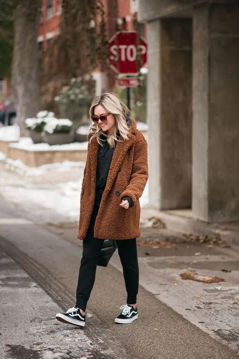 Teddy Long Coat Outfit, Teddy Jacket Outfit Winter, Fleece Coat Outfit, Brown Teddy Coat Outfit, Fluffy Jacket Outfit, Teddy Bear Coat Outfit, Teddy Jacket Outfit, Teddy Coat Outfit, J Crew Outfits