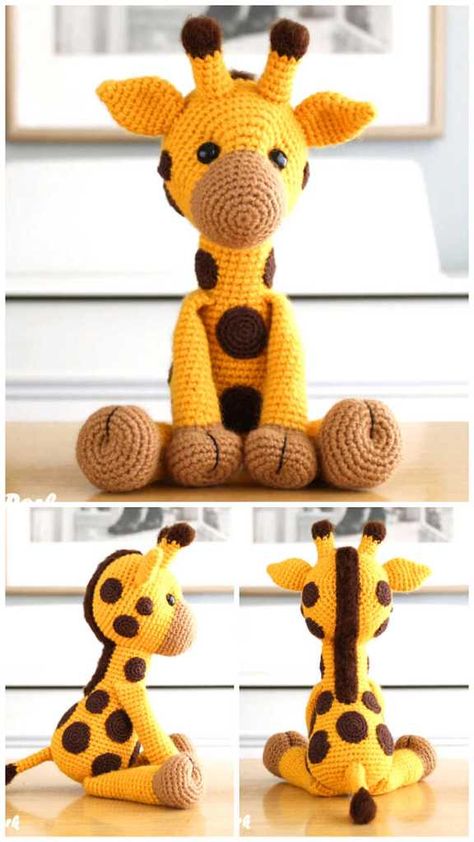 Easy Crochet Giraffe Free Pattern, Crochet Amigurumi Giraffe Free Patterns, Free Crochet Pattern Giraffe, Crocheted Giraffe Pattern Free, Tiny Crochet Animals Patterns Free, Free Giraffe Crochet Pattern, Giraffe Amigurumi Free Pattern, Amigurumi Giraffe Free Pattern, Giraffe Crochet Pattern Free