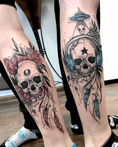 Brother Tattoo Ideas, Skull Couple Tattoo, Brother Tattoo, Brothers Tattoo, Pair Tattoos, Partner Tattoos, Maching Tattoos, Matching Friend Tattoos, Brother Tattoos