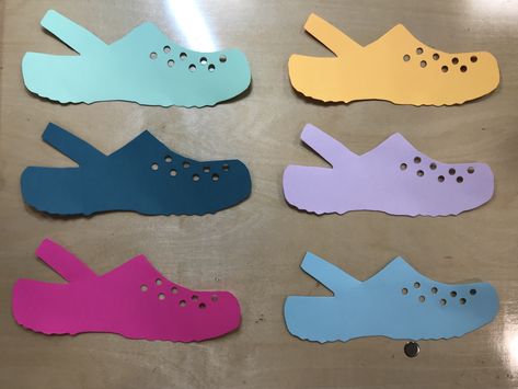 Croc Door Decs, Door Decs, Door Tags, Tags, Sugar Cookie