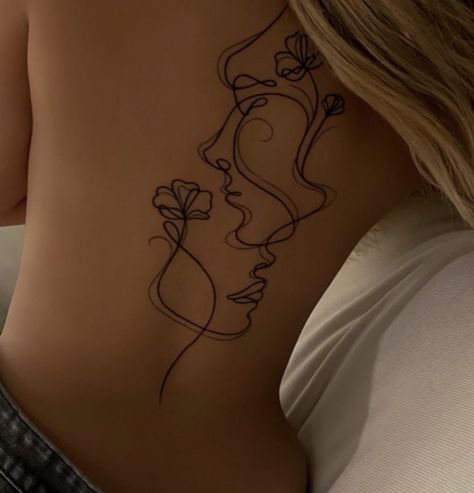 Bold Line Back Tattoo, Line Art Back Tattoo Women, Line Tattoos Back, Linework Back Tattoo, Fine Line Back Piece Tattoo, Women Fine Line Back Tattoo, Abstract Tattoo Back Women, Female Fine Line Back Tattoo, Wedding Guest Dresses Long