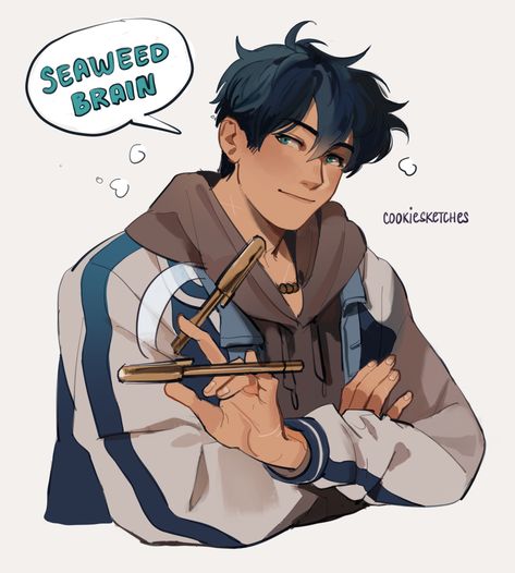 Well, Going Here is an Option | cookiesketches: WOOT Percy Jackson Fanart, Percy Jackson Wallpaper, Zio Rick, Rick Riordan Series, Percy And Annabeth, Percy Jackson Fan Art, Percy Jackson Characters, Percy Jackson Memes, Kane Chronicles