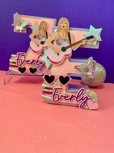 Taylor Swift Letter & Number Centerpiece: Perfect for Birthdays, Baby Showers, Princess Rooms, and Keepsakes! | CalitheMaker Shop Princess Rooms, Taylor Swift Party, Taylor Swift Birthday, Princess Room, 3d Letters, Themed Party, Table Decor, Birthday Decorations, Banners