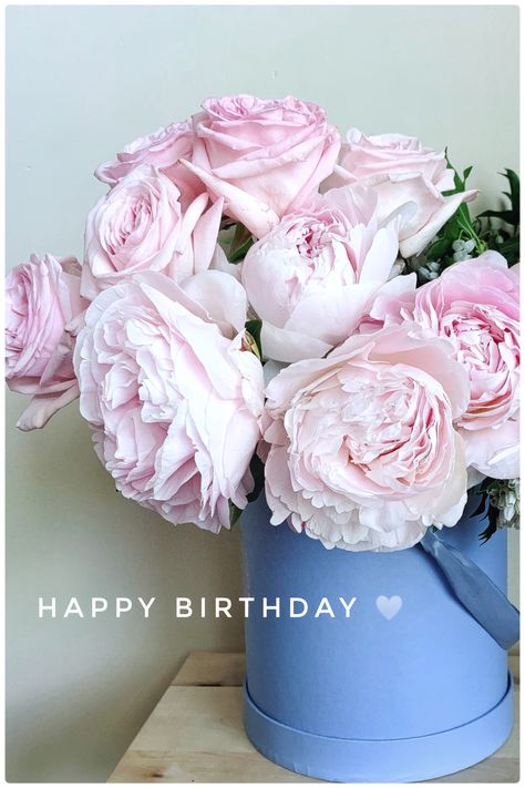 Happy birthday wishes, happy birthday sign, peonies, blush pink peonies, peony, beautiful bouquet, greeting card, garden roses, flowersbox, flowersboxes, pink and blue color Happy Birthday Peonies, Happy Birthday Flowers Bouquet, Birthday Flower Arrangements, Happy Birthday Flower Bouquet, Birthday Greetings Images, Birthday Flowers Arrangements, Happy Birthday Flowers, Happy Birthday Bouquet, Happy Birthday Floral