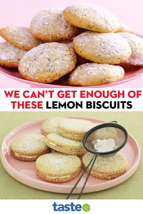 Lemon Baking, Sour Cream Biscuits, Lemon Biscuits, Cream Biscuits, Food Tasting, Lemon Recipes, Crackers, Sour Cream, Tea Time