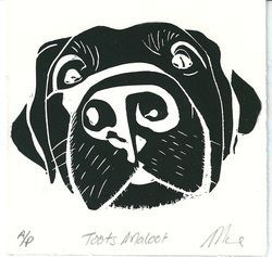 Black Labrador Dog, Tattoo Dog, Lino Cuts, Lino Printing, Linoleum Print, Linocut Printmaking, Lino Art, Lino Prints, Dog Black