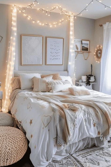 Dream Room Ideas Aesthetic, Girls Room Ideas 10 Years, Bedroom Ideas For 13 Year Girl, Teen Girl Room Decor Ideas, Cute Boho Bedroom Ideas, Girl Bedroom Ideas Teen, Teen Rooms Girls Ideas, Cute Teen Bedrooms For Girls, Teenager Room Ideas Girl