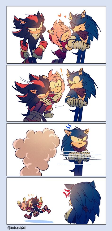 Sonic X Shadow Fanart, Maria The Hedgehog, Shadamy Comics, Sonic Underground, Sonamy Comic, Shadow And Amy, Sonic Heroes, 2160x3840 Wallpaper, Sonic And Amy