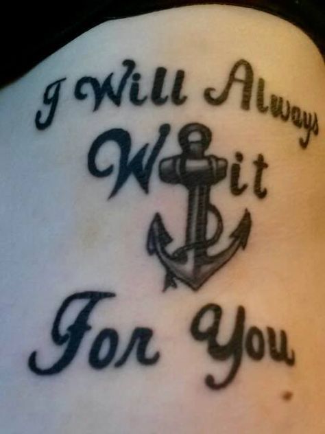 I Will Wait For You Tattoo, Most Painful Tattoo, I Will Wait, The Letter A, Letter A, Meaningful Tattoos, Gold Jewelry Fashion, Future Tattoos, Waiting For You