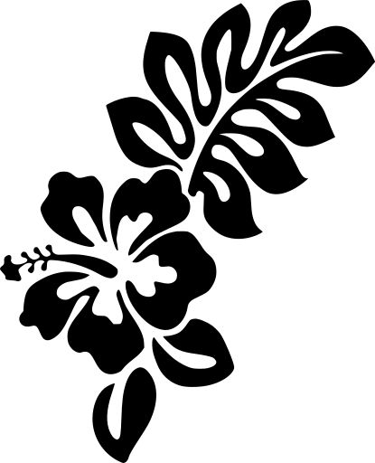 Hibiscus Svg, Hibiscus Leaf, Hibiscus Leaves, Applique Ideas, Moana Birthday Party, Plant Vector, Image Icon, Flower Svg, Art Png