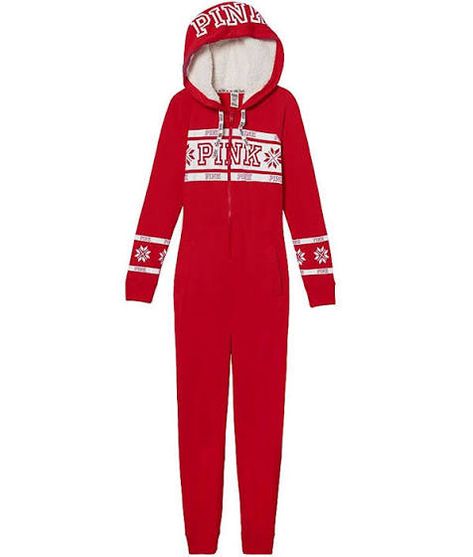 Victoria Secret. Pink Cozy Holiday Sleep Pajama Long Jane One Piece Red Fairisle Print Large NWT | Google Shopping Pink Christmas Pajamas, Pyjamas Onesie, Victoria Secret Pink Pajamas, Family Stocking, Best T Shirts, Pink Pajama, Pink Outfits Victoria Secret, Cozy Sleep, Pink Onesie