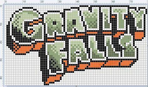 Gravity Falls Logo, Pixelated Art, Graph Art, Pearl Beads Pattern, Graph Crochet, Easy Pixel Art, Pixel Art Templates, Pixel Drawing, Pixel Crochet