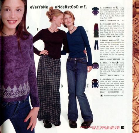 90s Clothes Catalog, 90s Delias Outfits, 90s Magazine Aesthetic, 90s Catalog Fashion, Delias 90s Catalog, 90s Catalog, 90s Fashion Catalog, 90s Teen Fashion, 20th Century Fashion