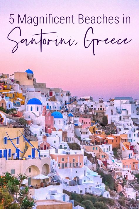 Where to find the best beaches in Santorini, Greece! #santorini #greece #santorinibeaches Greece Cruise, Things To Do In Santorini, Greek Island Hopping, Santorini Travel, Greece Travel Guide, Greece Vacation, Mediterranean Cruise, Best Cruise, Cities In Europe