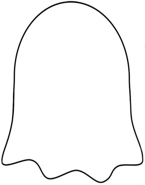 Ghost Crafts For Kids, Ghost Outline, Ghost Silhouette, Ghost Crafts, Crafts For Kids, Ghost, For Kids, Holidays, Halloween