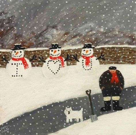 • gary bunt • Gary Bunt, Winter Illustration, I Love Winter, 카드 디자인, English Artists, Love Illustration, Winter Art, Naive Art, British Artist