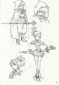 Yoh Yoshinari, Character Sketches, Concept Art Character, 영감을 주는 캐릭터, Character Design References, Illustration Character Design, Anime Sketch, Art Reference Poses, Fantasy Character Design