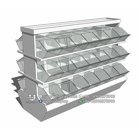 Custom Candy Store Display Case with Storage & Trays for Retail Shop, Store Display Design Manufacturer Suppliers Candy Store Design, Candy Store Display, Store Display Design, Grocery Store Design, Storage Trays, Candy Display, Supermarket Design, Custom Candy, Shop Front Design