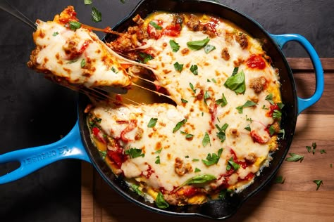 Frittata Affogato Is Like An Omelette Crossed With Pizza And We’re ObsessedDelish Pepper Frittata, Affogato Recipe, Inflammation Diet Recipes, Tortellini Bake, Chelsea's Messy Apron, Easy Mediterranean Diet, Marinara Sauce Homemade, Inflammation Diet, Easy Mediterranean Diet Recipes