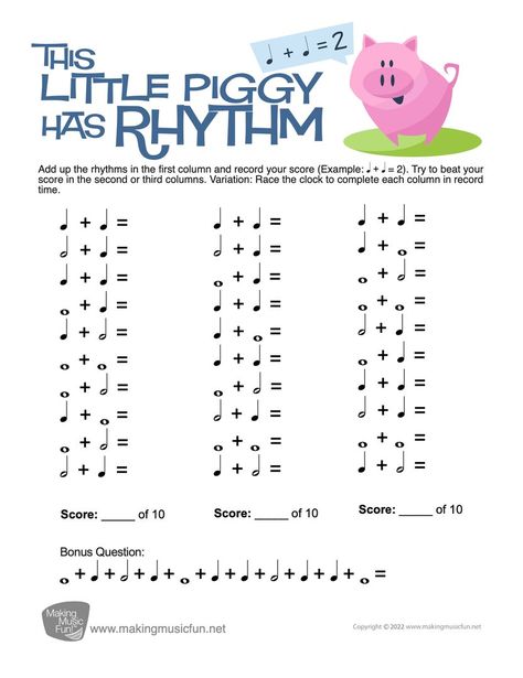 Whole Note Half Note Quarter Note, Note Value Worksheet, Teaching Music Notes, Music Class Worksheets, Reading Music Notes, Free Music Theory Worksheets, Music Theory For Beginners, Piano Worksheets, Teaching Music Theory