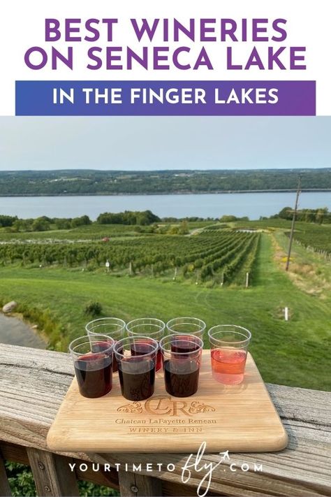 Get the best views for your wine tasting at these wineries on Seneca Lake in the Finger Lakes. These are our picks for the wineries near Watkins Glen. Finger Lakes Wine Tour, Seneca Lake Wineries, Seneca Lake Wine Trail, Seneca Lake Things To Do, Finger Lakes Bachelorette Party, Finger Lakes Wineries, England Vacation, Geneva Ny, Finger Lakes Ny