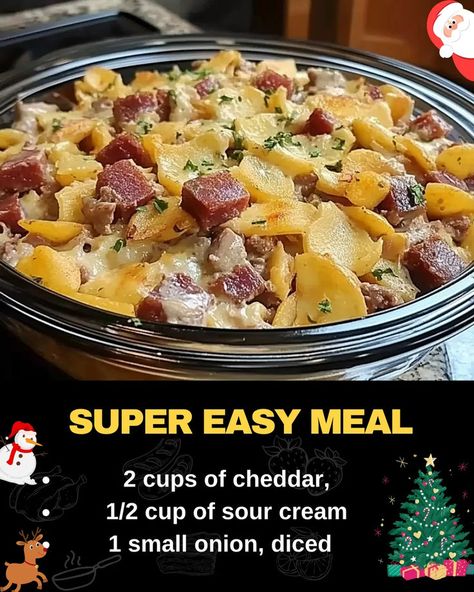 Super easy meal Cheesy Kielbasa Hashbrown Casserole, Kielbasa Hashbrown Casserole, Kielbasa Hashbrown, Cheesy Kielbasa, Bacon Cheeseburger Meatloaf, Beef Tips And Noodles, Baked Meatloaf, Crockpot Meatloaf, Hashbrown Casserole Recipe