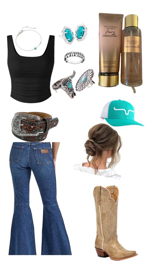 so y'all i'm new and trying to start a following here. i've got some great ideas and i will be posting more like this. please like follow and share!!! Cow Girl Outfits, Cowgirl Aesthetic Outfit, Girl Outfits Ideas, Country Western Outfits, Cute Country Couples, Country Outfit, Casual Country Outfits, Cowgirl Style Outfits, Southern Outfits