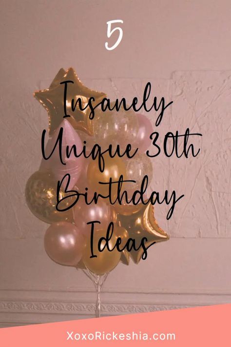 Embrace the big 3-0 in style! Say a grand farewell to your 20s and dive into the next exciting chapter with these 5 unique 30th birthday celebration ideas. These aren't your average party plans - they're designed to kickstart your 30s with a bang! Whether you're looking for a quiet gathering or a solo adventure. Keep Reading For These Insanely Unique Ideas. 30th Bday Outfit Ideas, Creative 30th Birthday Ideas, Intimate 30th Birthday Ideas, 30 Year Birthday Party Ideas For Her, 30th Birthday Must Haves, 30th Birthday Plans, Party Themes For 30th Birthday, 3oth Birthday Ideas, Lowkey 30th Birthday Ideas