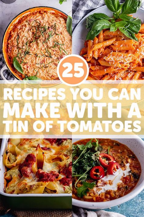 Crushed Tomato Recipes Dinners, Leftover Crushed Tomatoes, Tinned Tomato Recipes, Pantry Staple Recipes, Crushed Tomatoes Recipes, Couscous Healthy, Pantry Meals, Vegan Pulled Pork, Tomatoes Recipes