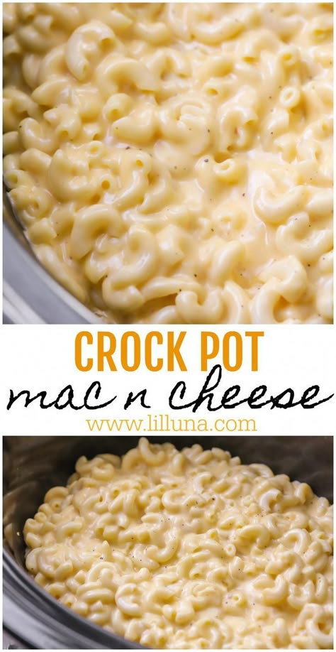 Slow Cooker Kip, Crockpot Mac N Cheese Recipe, Crock Pot Mac And Cheese, Crock Pot Mac, Pot Mac And Cheese, Crockpot Mac And Cheese, Creamy Macaroni And Cheese, Macaroni And Cheese Recipe, Macaroni Recipes