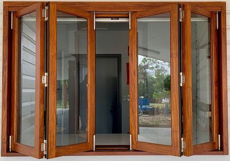 Amazing And Gorgeous Folding Sliding Doors Designs ~ Modern Patio Doors ~ Home Decoration Ideas Modern Window Trim, Indian Window Design, Modern Kitchen Window, Sliding Window Design, Wooden Glass Door, Modern Patio Doors, Wooden Window Design, Kitchen Window Design, Door And Window Design