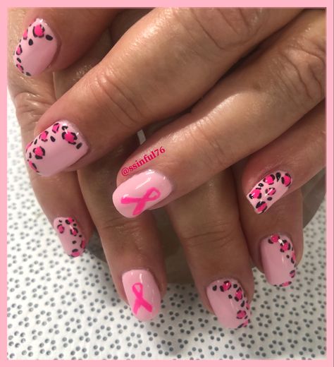 Pinktober Nails, Breast Awareness Nails, China Glaze Nail Polish Colors, Pink Ribbon Nails, Practice Nails, Ribbon Nails, Awareness Nails, Football Nails, Fall Acrylic