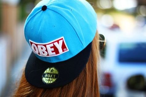 OBEY #snapback Dope Hats, Obey Clothing, This Is Your Life, Love Hat, Snap Back, Cute Hats, Cool Hats, Bad Hair Day, Snap Backs