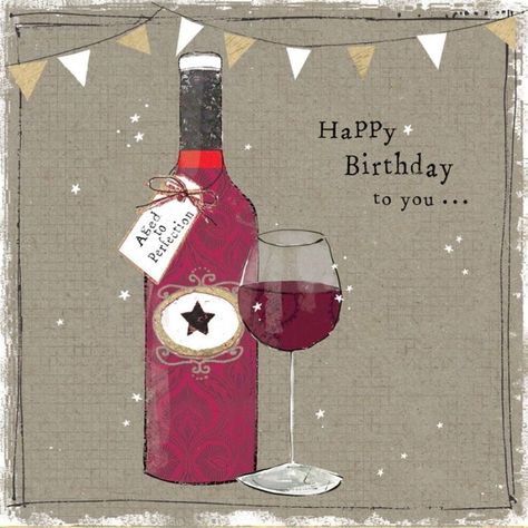 Happy Birthday Quotes For Him, Happy Birthday Girlfriend, Happy Birthday Wine, Birthday Wishes For Her, Happy Birthday Quotes Funny, Happy Birthday Pictures, Bday Cards, Birthday Wine, Happy Birthday Messages