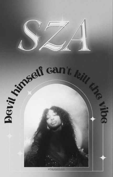 Photo Wall Collage Aesthetic Sza, Sza Poster Black And White, Black And White Posters Aesthetic Room, Sza Aesthetic Black And White, Sza Aesthetic Poster, Black And White Album Covers, Sza Aesthetic Wallpaper, Sza Poster, Sza Singer