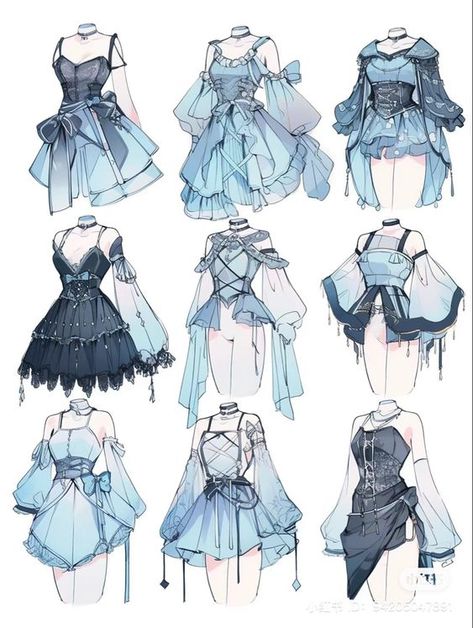 Cute Outfits Anime, Clothes Design Sketches, Drawn Clothes, Outfit Oc, Animated Clothing, Animated Clothes, Amazon Online Shopping, Fashion Drawing Sketches, Dress Design Drawing