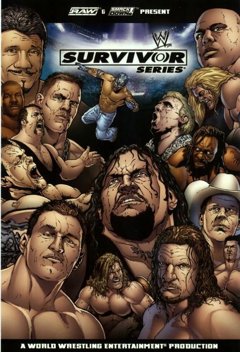 WWE Survivor Series 2004 Wwe United States Championship, Wwe Intercontinental Championship, Wwe Women's Championship, Wwe Ppv, Wwe Survivor Series, Chris Benoit, Wrestling Posters, Eddie Guerrero, World Heavyweight Championship