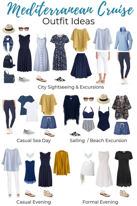 Cruise Outfit Ideas, Outfit Themes, Sightseeing Outfit, Cruise Attire, Mode Tips, Capsule Wardrobe Outfits, Travel Capsule, Fashion Capsule Wardrobe, Packing For A Cruise