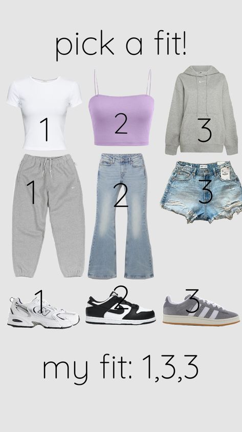 pick a fit #cleangirl #thatgirl #game #fun #cute #outfit #fit #fyp Fun Cute, Cute Outfit, Pins, Quick Saves