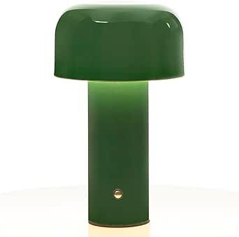 Glivpny Cordless Mushroom Table Lamp,Portable Table Lamp,Dimmable Rechargeable Modern Touch Lamp,Small Bedside Lamp,Battery Operated Lamp,Night Light for Indoor Outdoor(Green) Small Bedside Lamps, Patio Lamp, Battery Operated Lamps, Portable Table Lamp, Mushroom Table Lamp, Mushroom Table, Small Bedside, Cordless Table Lamps, Cordless Lamps