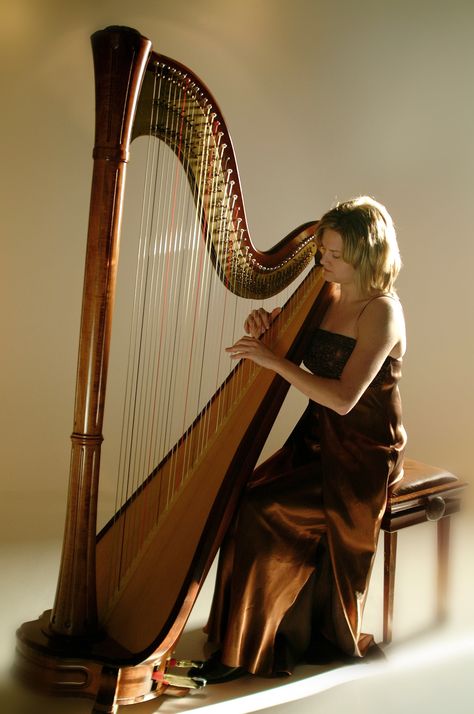 Harp Player, Violin Players, Half Blood, Harp, Violin, Worship, Art Ideas, Musician, Music Instruments