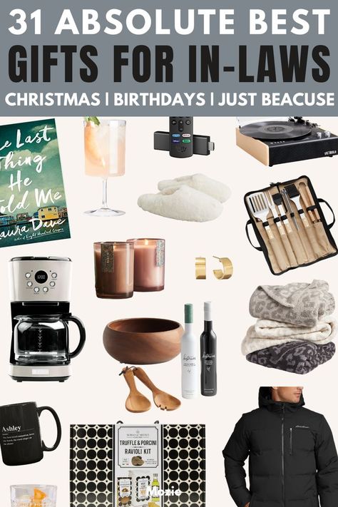 Your in-laws can be some of the hardest people to shop for! This year, we wanted to make Christmas shopping easier and created a gift guide with 31 Absolute best Gifts For In-Laws that we know will earn you major brownie points! Inlaws Christmas Gift Ideas, Christmas Gifts For Father In Law, Gift Ideas For Inlaws Christmas, Gifts For Inlaws Christmas, Christmas Gift Ideas For Inlaws, Christmas Gifts For Inlaws, Christmas Gifts For In Laws, In Law Christmas Gift Ideas, Gifts For In Laws