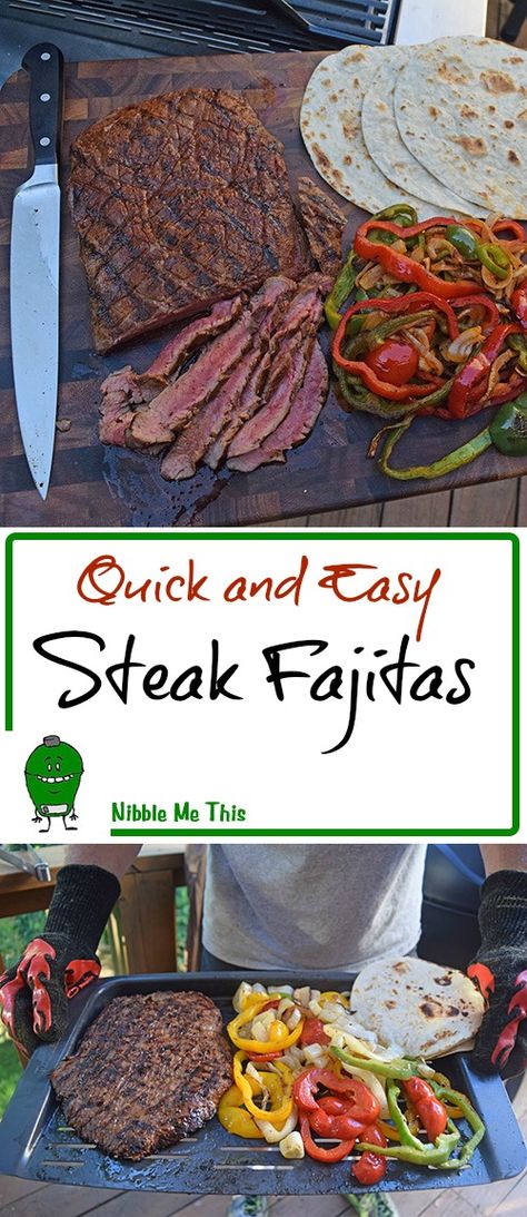 Fajitas On Grill, Steak Fajitas On The Grill, Flank Steak Fajitas Grilled, Grilled Fajitas Steak, Fajitas On The Grill, Steak Fahijatas Recipe, Smoked Fajitas, Bbq Fajitas, How To Make Fajitas