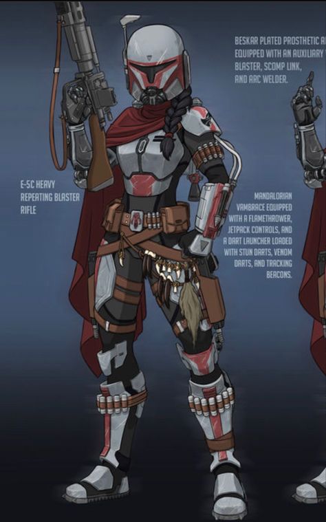 Oc Mandalorian Armor, Starwars Mandalorian Oc, Female Mandolorian Art, Starwars Droid Oc, Star Wars Mandalorian Concept Art, Starwars Bounty Hunter Oc, Star Wars Oc Mandalorian, Mandalorian Armor Concept Art, Mandalorian Oc Art Female