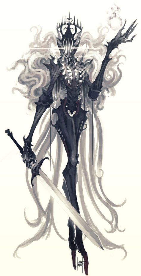 Eldritch Mage Art, Eldritch Goddess Art, Eldritch Girlfriend, Eldritch Humanoid, Eldritch Queen, Eldritch Horror Character Design, Demon Form Concept Art, Eldritch Goddess, Angel Design Character