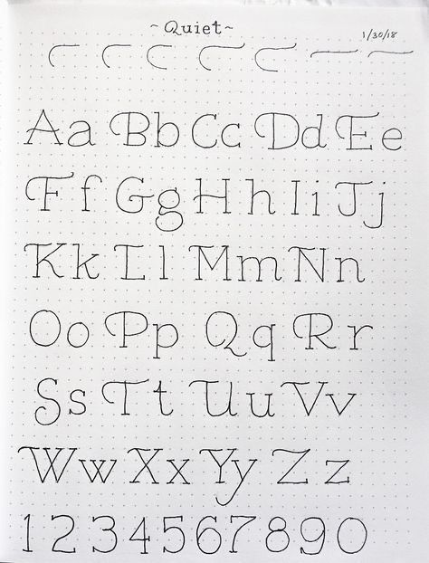 3d Hand Writing, Bujo Font Ideas, Hand Lettering Fonts Alphabet Handwriting, Easy Hand Lettering Fonts Alphabet, Easy Fonts By Hand, Different Writing Fonts, Hand Writing Styles, Easy Fonts To Write, Bullet Journal Font