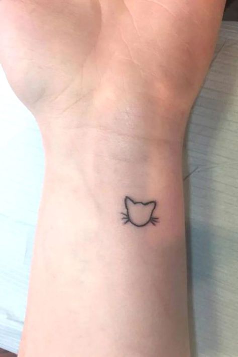 Small cat tattoos ,  body art , tattoos, Tattoo artist, Small Cat Tattoos, Cats Tattoo Ideas, Snow Tattoo, Cat Tattoo Ideas, Grace Tattoos, Kitten Tattoo, Cats Tattoo, Stick Poke Tattoo, Cat Tattoo Simple