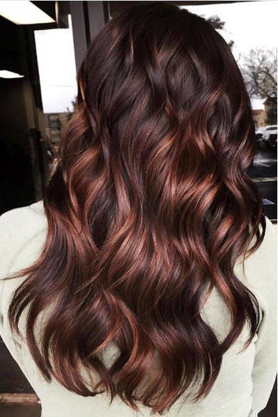 Gorgeous Reasons Why Balayage Isn't Just for Blondes: Aubergine Red with Copper Balayage Red Balayage Hair, Baylage Hair, Auburn Balayage, Copper Balayage, Red Balayage, Ombre Blond, Balayage Hair Dark, Hair Color Auburn, Red Highlights